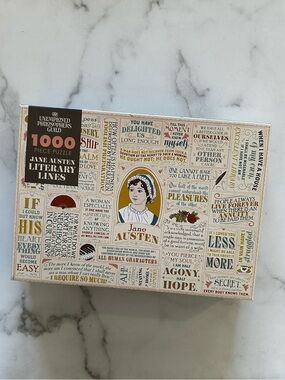 Jane Austen Literary Lines 1,000-Piece Puzzle